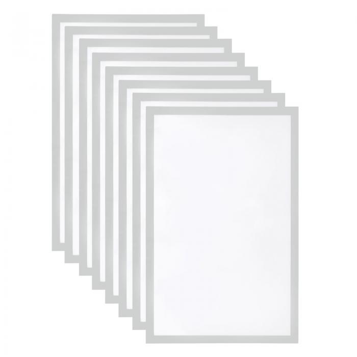 uxcell 8個セルフ粘着磁気壁掛けサインホルダー 11