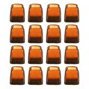 uxcell 16個セット 椅子脚床保護具 非滑り スクエア 椅子脚パッドキャップカバー フェルト底 ハードウッドフロア ノイズ傷を軽減 ライト茶色 (0.7 ...