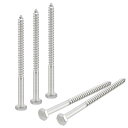 uxcell 六角ヘッドラグボルト 30個 1/4