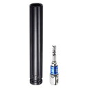 uxcell 1/2" ドライブ 17mm 6点 ディープインパクトソケット 6"長さ 1/2"~1/4" 六角シャンクアダプター付き 電気メッキ CR-Vスチールソケットアダプターアクセサリーセットキット 六角ボルトナット用