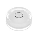 uxcell ラウンドバブルレベル 32x12mm ミニ円形ブルズアイ水準器 カメラ三脚 望遠鏡 ワークショップ ターンテーブル 写真フレームの水平出し用 ホワ...