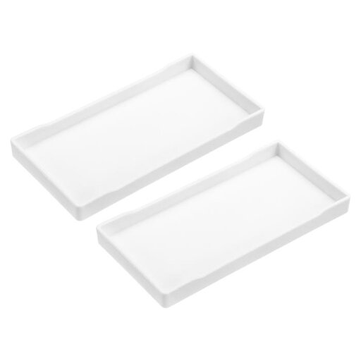 uxcell サービングトレイ 小型 ホワイト ミニトレイ 204x102 mm プラスチック 長方形木製 サービングトレイ装飾 オスマン帝国プラッター 朝食用 キッチン バスルーム 2個 uxcell サービングトレイ 小型 ホワイト ミニトレイ 204x102 mm プラスチック 長方形木製 サービングトレイ装飾 オスマン帝国プラッター 朝食用 キッチン バスルーム 2個