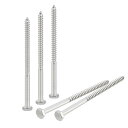 uxcell 六角ヘッドラグボルト 30個 1/4