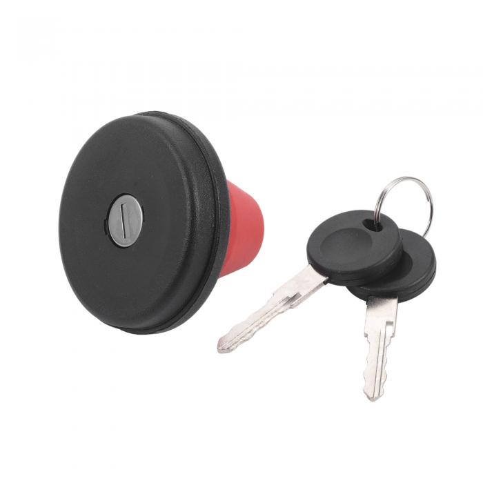 ACROPIX Fordに対応 ギャラクシーI 1995 2005用のブラックプラスチック製 ロック式ガスキャップ燃料タ..