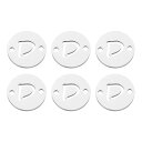 uxcell ステンレススチールレターリンク装飾6個 アルファベットペンダントコネクタ DIYイヤリングブレスレットネックレス宝石ギフト作成用 シルバーレターD