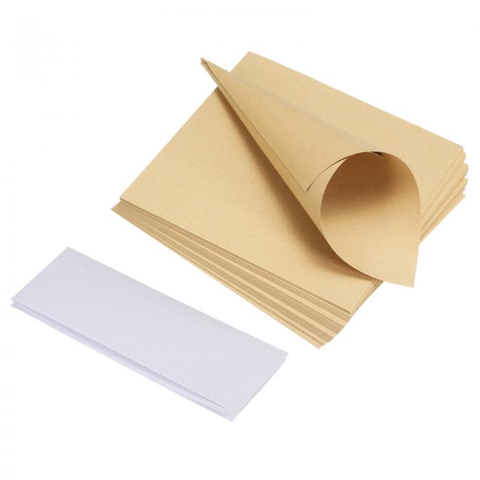 PATIKIL ウェディング紙吹雪コーンスタンドボックス 50個 花紙吹雪花びらコーンペーパーホルダー 両面..