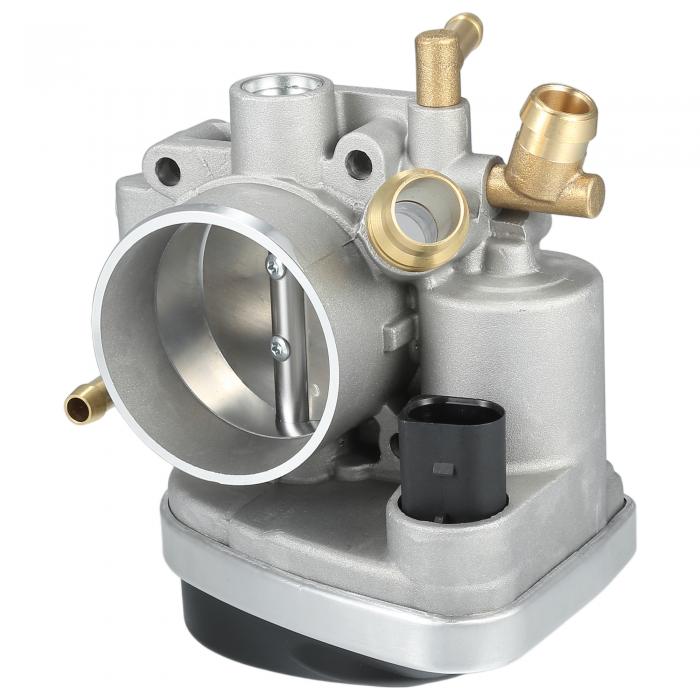 VekAuto Saturnに対応用A straに対応1.8L L4 - ガソリン2008年対応 スロットルボディアセンブリー 58mmアルミ合金シルバートーンエンジンスロットルボディアクチュエーター