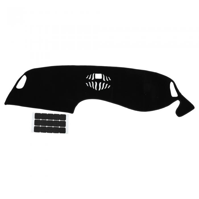 Hihaha ホンダに対応 ZR-V 2023-2024 用ダッシュカバー ステッカー付き / センターコンソールダッシュボードカバー / 断熱 / ポリエステル製 / 1セット ブラック