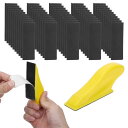 HEROFFIX 51個のサンディングディスクウェットドライ防水マイクロジップディテールサンダーフック&ループサンドペーパー木工用1.18