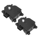 Partuto HVACヒーターブレンドエアドアコントロールアクチュエーターNo.79140SNAA01 - 車用エアドアアクチュエーター - Hondaに対応 Civic 2006-2011用プラスチック製ブラック - 2個セット(2)