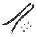 Partuto バンパーサポートブラケット番号71593TA0A00/71598TA0A00 - Hondaに対応 Accord 2008-2012用左右サイド...