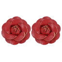 PATIKIL 花 ヘアクリップ 2個セット カメリアヘアピン フローラルブローチ ピン ハンドメイド レザーフラワーブローチ レディース ブ ライダル 女性 ...