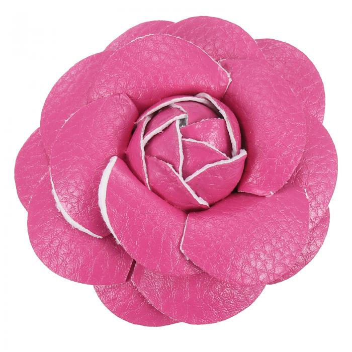 PATIKIL 花 ヘアクリップ 椿 ヘアピンフラワーブローチ レディースブ ライダルウィメンズハットドレスシャツ用 ローズレッド