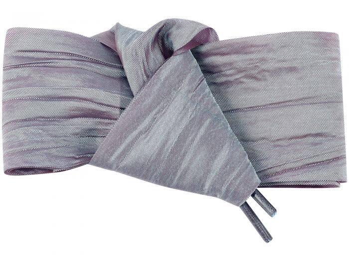 Elerevyo Solid Color Wrinkled Extra Wide Flat Athletic Shoelaces, Shoe Laces for Sneakers Colorful Purple 100cm/39.4