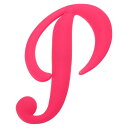PATIKIL バッグ用レター装飾 アルファベット装飾インサート装飾アクセサリーバッグ装飾全モデル対応ラバーハンドバッグビーチトートバッグDIY ピンクP