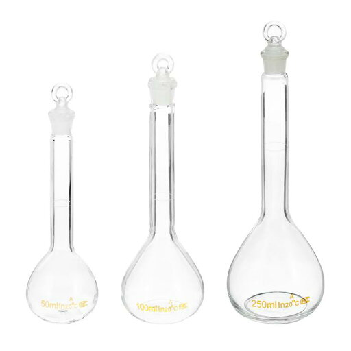 PATIKIL 50ml 100ml 250ml 容量フラスコ 3.3ホウケイ酸ガラス製目盛り付き容量測定フラスコ ガラスストッパー付き 許容誤差0.24ml 実験用 クリア PATIKIL 50ml 100ml 250ml 容量フラスコ 3.3ホウケイ酸ガラス製目盛り付き容量測定フラスコ ガラスストッパー付き 許容誤差0.24ml 実験用 クリア