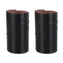 PATIKIL ウィッカー修理キット 459FTラタン修理キット プラスチック製フラット編み交換用 ラタン家具 パティオチェア ソファ カウチ 2.2ポンド 黒