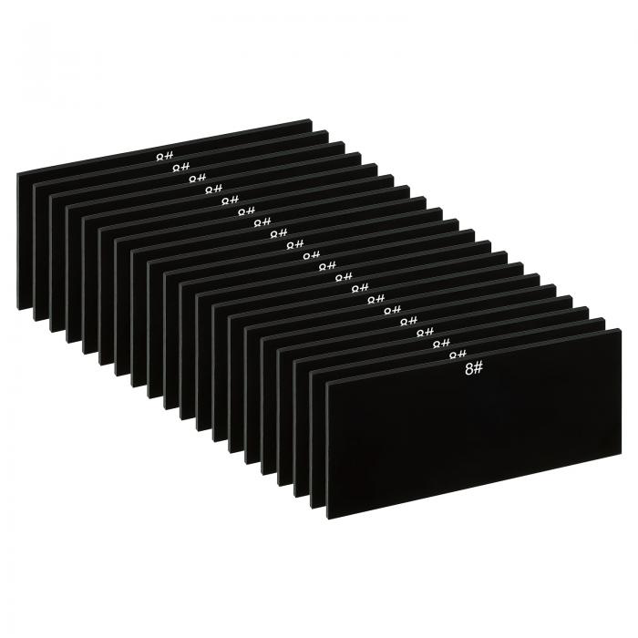 PATIKIL ܥ󥺥 8 饹 10.8 x 5 cm 20 饹  ׸ե륿 ץ졼ȥС ܥإåѥա