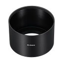 PATIKIL 40.5mmレンズフード カメラレンズ用 長焦点フロスト仕上げ 内部反射防止フード 黒 クリーニングクロス付き(3)