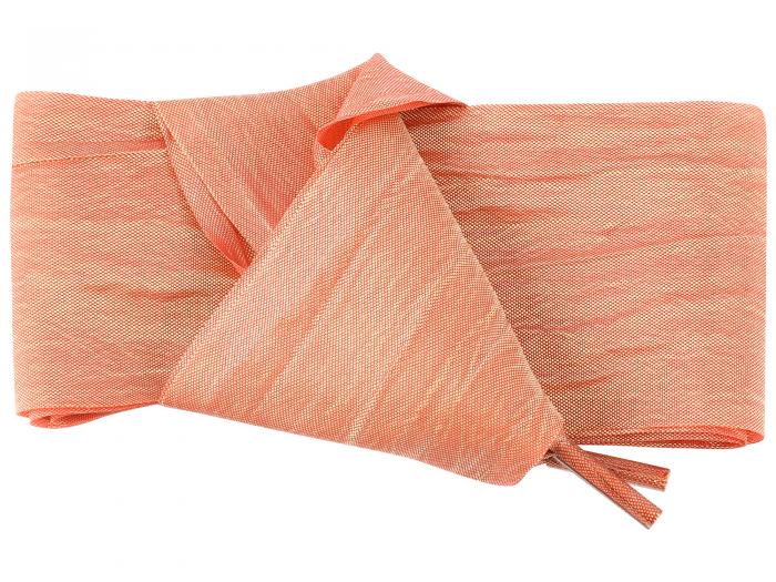 Elerevyo Solid Color Wrinkled Extra Wide Flat Athletic Shoelaces, Shoe Laces for Sneakers Coral Orange 100cm/39.4