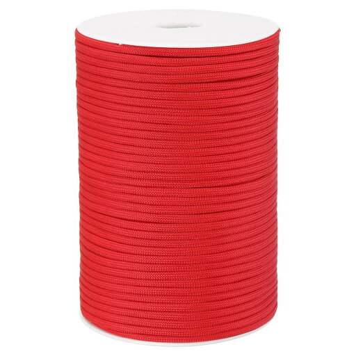 PATIKIL 328FT 550 Paracord 7本 ストランド パラシュートコードスプール 4mm サバイバル用強力なロープストリング キャンプ ハイキング 釣り用 明るいレッド PATIKIL 328FT 550 Paracord 7本 ストランド パラシュートコードスプール 4mm サバイバル用強力なロープストリング キャンプ ハイキング 釣り用 明るいレッド