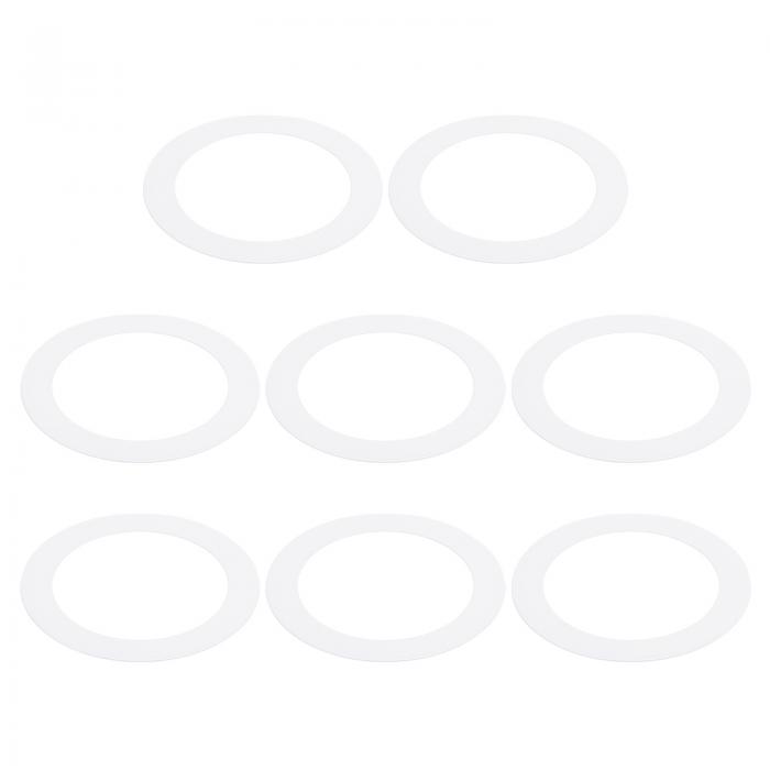 【期間限定10％OFF】PATIKIL グーフリング 内径4.92" 外径6.69" 8個入り 金属製 グーフリングはパティ..