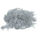PATIKIL 3.5オンス フェイクモス 保存されたトナカイモス 人工モスリケンセンターピースデコレーション ポット植物用 模造モス クリスマスクラフト ライトグレー(3)