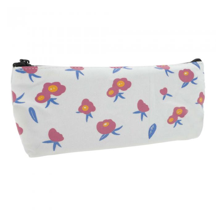 CAPASTEC ペンケース 筆箱 文房具 スリム シンプル 大容量 かわいい 花柄 軽量 ビジネス 高校生 生徒 1..