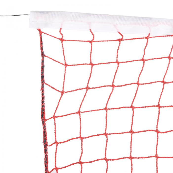 PATIKIL 20 x 2.5フィート バドミン トンネット 屋外・室内・ビーチ・庭で スポーツ交換用ネット レッド