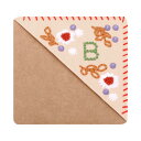 PATIKIL パーソナライズされた刺繍入りコーナーブックマーク 花柄フェルトステッチ三角形ブックマーク 女性 男性 読書愛好家 教師 DIY ホワイト b 文...