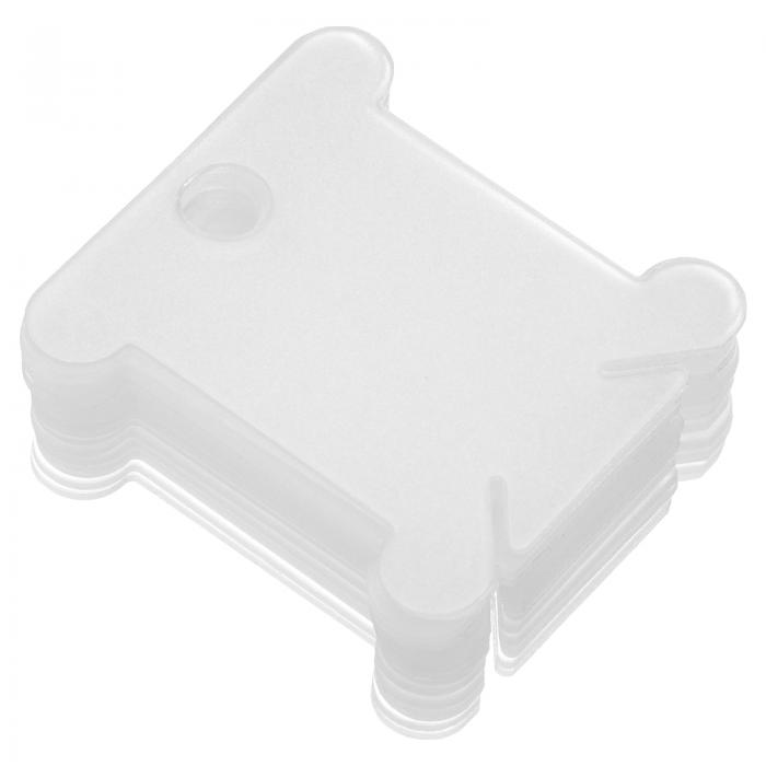 PATIKIL プラスチック製 糸巻きボビン 150個セット クラフトDIY 縫製用品収納ケース刺繍 透明