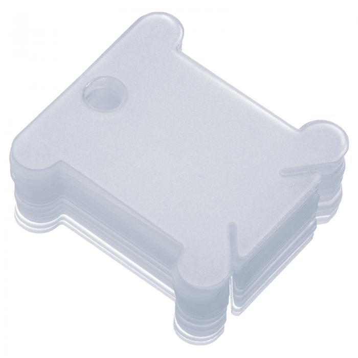 PATIKIL プラスチック製 糸巻きボビン 150個 クラフトDIY 縫製用品収納ケース刺繍 ブルー