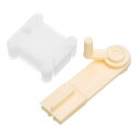 PATIKIL プラスチック製 フロスボビン 100個セット クロスコットン糸カード 1個 ボビンワインダー付き クラフトDIY 縫製用品収納ケース 刺繍 透明