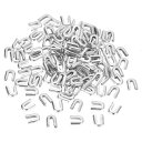 PATIKIL 120個 6 mm スパ イラルボーン縫製のヒント ステンレス鋼 スパ イラルコルセットボーンチップカバー エンドキャップ コスチュームブ ライダルドレス用(4)