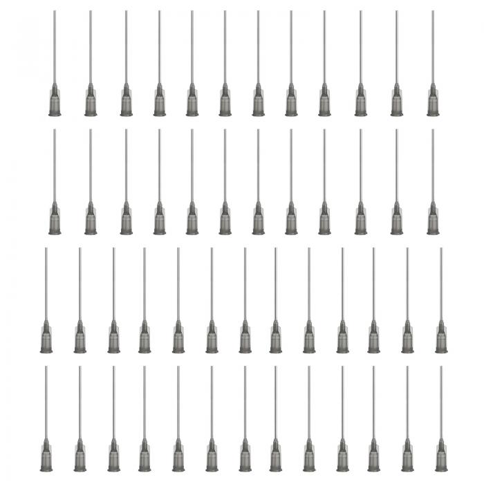 PATIKIL 鈍先ディスペンシングニードル2" 100個16G工業用液体ディスペンサーニードル ルアーロック付き 液体インク 接着剤 グルー 補充に使用