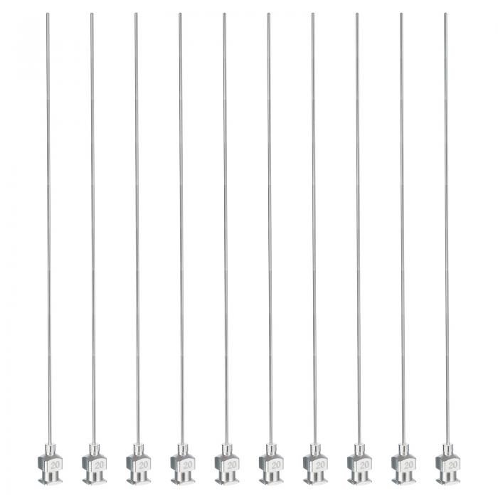 PATIKIL 20G 鈍い先端ディスペンシングニードル 10個入り5