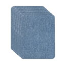 PATIKIL デニムアイロンパッチ ジーンズ 衣類修理用6枚セット シェードデコレーションキット スカイブルー 5 x 3.7"