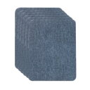 PATIKIL デニムアイロンパッチ ジーンズ 衣類修理用6枚セット シェードデコレーションキット ブルー 5 x 3.7"