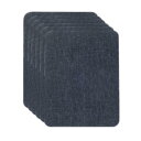 PATIKIL デニムアイロンパッチ ジーンズ 衣類修理用6枚セット シェードデコレーションキット ダークブルー 5 x 3.7"
