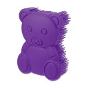 VOCOSTE ボディブラシ マッサージブラシ 体洗い 角質除去 背中 シリコンボディブラシ バス用品 お風呂用 ボディ用 9.5x7.3x3.4cm パープル