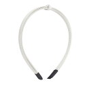 VOCOSTE 細いヘッドバンド レザーヘッドバンド かわいい結び目 女性用ヘッドバンド ファッションヘアアクセサリー 白
