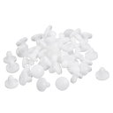 uxcell 50個 シリコンプラグ 2.5-3 mm 穴に適したラバーラウンドスナップインロッキングホールプラグ 金属チューブ用 防水ホールプラグ 家具エンド...