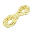 uxcell ゴムひも 強力な伸縮性の紐 3/16"(5mm) x 11ヤード DIY縫製 アウトドアキャンプ 結束フックストラップ グースイエロー