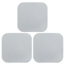 uxcell 3個セットのゴム製ジャーオープナークリップ パッド マルチ機能の断熱防滑クリップ パッド ジャーの簡単な開封のためのキッチンツール(グレー 四角形...