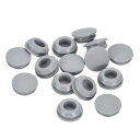 uxcell 15個 シリコンプラグ 12-13 mm 穴に適したラバーラウンドスナップインロッキングホールプラグ 金属チューブ用 防水ホールプラグ 家具エンド...