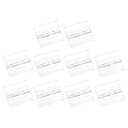 uxcell アクリルヒンジ10個セット クリアアクリル折りたたみヒンジ 透明ハードウェアヒンジ ボックスケース手芸用 (45x38mm/1.8x1.5