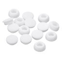 uxcell 15個 シリコンプラグ 12-13 mm 穴に適したラバーラウンドスナップインロッキングホールプラグ 金属チューブ用 防水ホールプラグ 家具エンド...