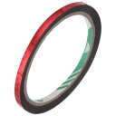 uxcell 赤いメタライズテープ 1/3