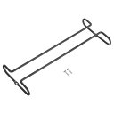 uxcell ワイングラスホルダー ステンレススチール ワイングラスラ ック バー コーヒー レストラン キッチン 様々なタイプのワイングラス用 260 mm ...