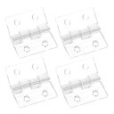 uxcell アクリル製ヒンジ4個セット 1.2 x 1.38